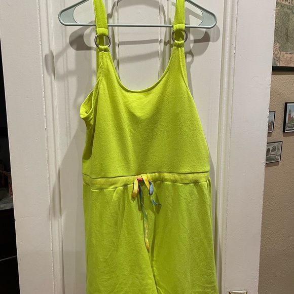 Neon yellow short jumpsuit/romper! - Picture 1 of 3